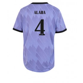Damen Fußballbekleidung Real Madrid David Alaba #4 Auswärtstrikot 2022-23 Kurzarm